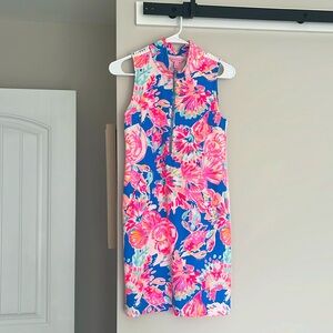 🌸Lilly Pulitzer Skipper Sleeveless Bennet Blue Bay Dreamin' Dress size SML